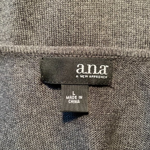 "a.n.a" Gray Sweater Dress - Picture 5 of 5